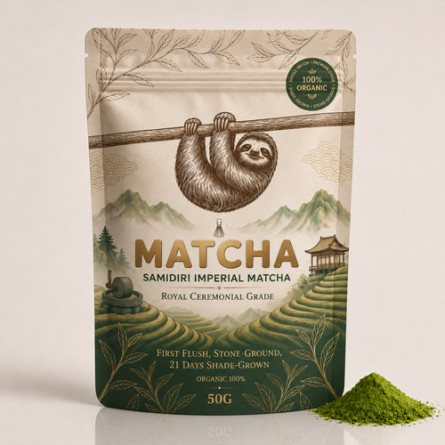 Samidori Uji Matcha premium green tea powder in traditional Japanese packaging